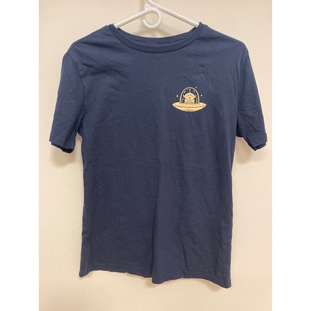 Old Navy x Pixar Toy Story Pizza Planet Cheesy Invasion Alien Tee Navy XXL 18